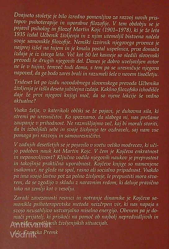 UČBENIK ŽIVLJENJA, Martin Kojc