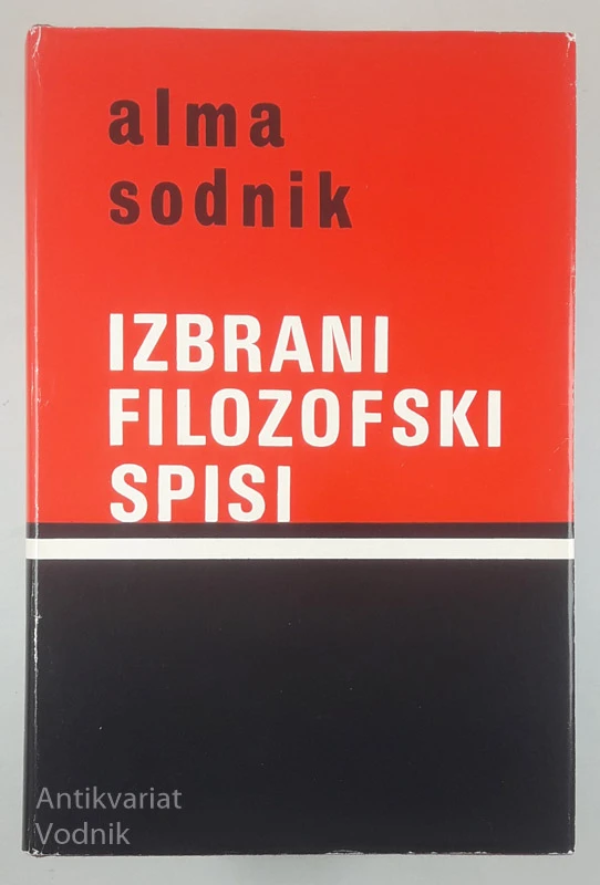 IZBRANI FILOZOFSKI ZAPISKI, Alma Sodnik