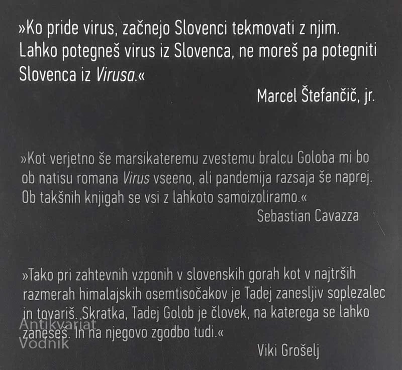 VIRUS, Tadej Golob