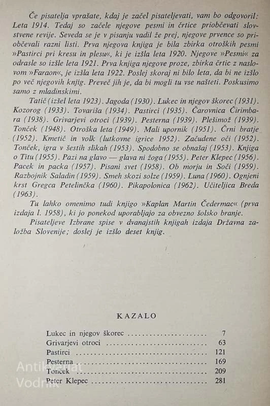 OTROCI SAMOTE, France Bevk