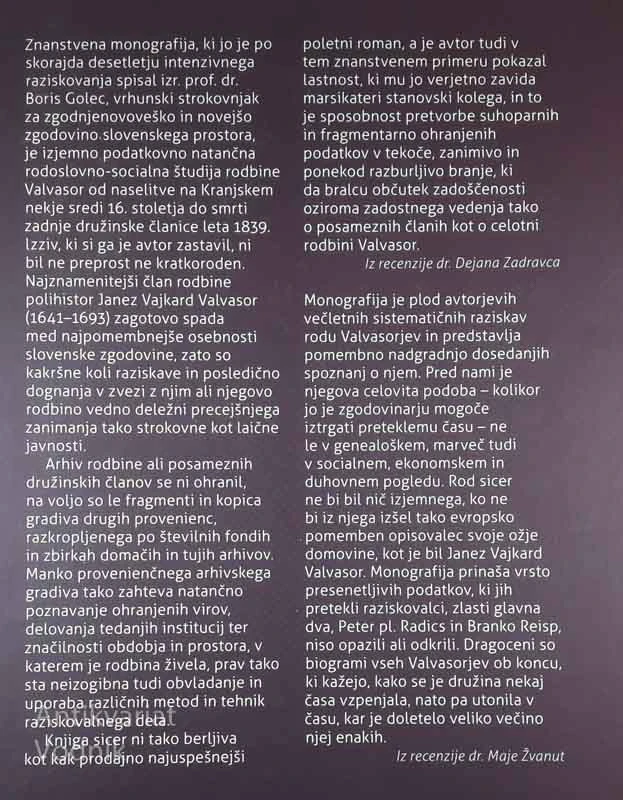 VALVASORJI; MED VZPONOM, SLAVO IN ZATONOM, Boris Golec
