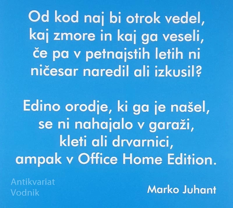 POGOVORI, Marko Juhant