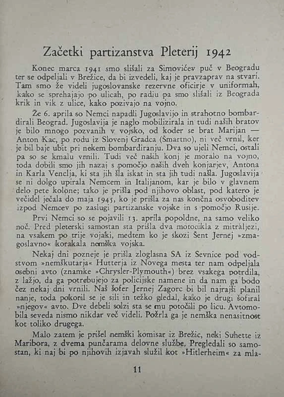 KARTUZIJA PLETERJE IN PARTIZANI, Josip Edgar Leopold-Lavov