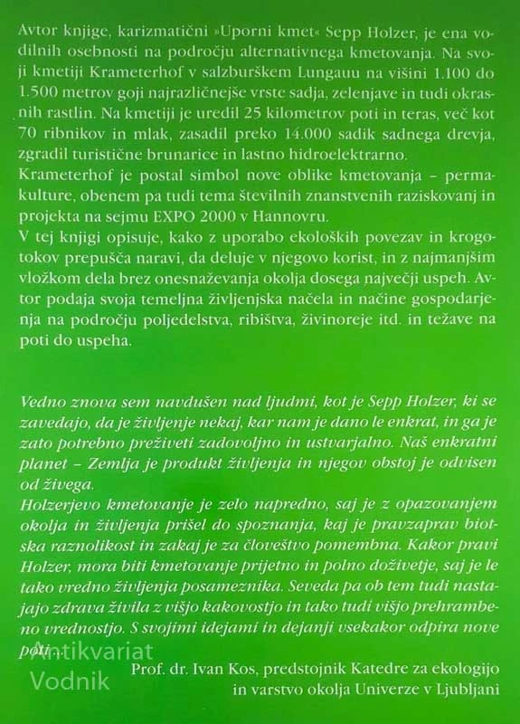 UPORNI KMET, Sepp Holzer
