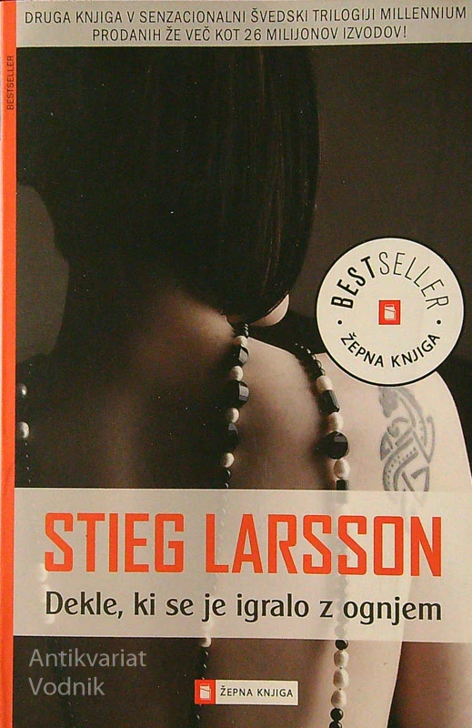 DEKLE, KI SE JE IGRALO Z OGNJEM, Stieg Larsson