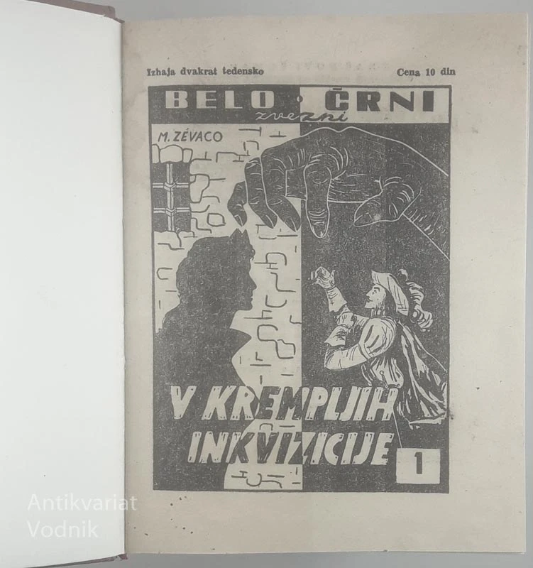 V KREMLJIH INKVIZICIJE, M. Zevaco (ČRNO-BELI ZVEZKI)