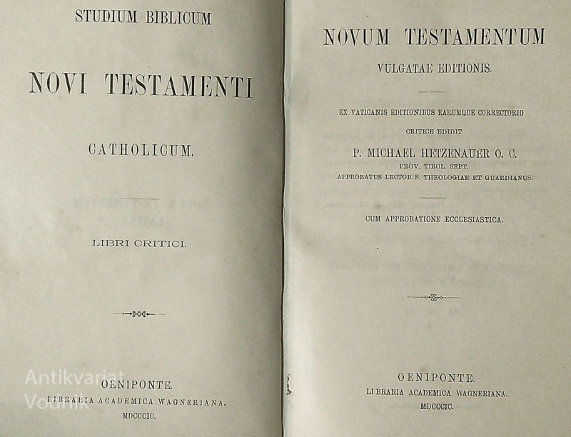 NOVUM TESTAMENTUM
