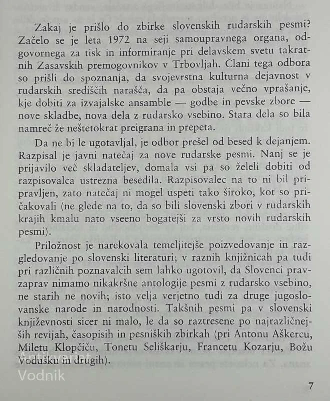 SLOVENSKE RUDARSKE PESMI, Tine Lenarčič