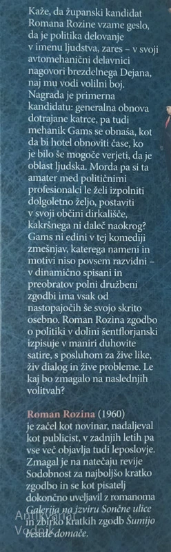 ŽUPANSKI KANDIDAT GAMS, Roman Rozina