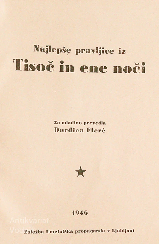 NAJLEPŠE PRAVLJICE IZ TISOČ IN ENE NOČI