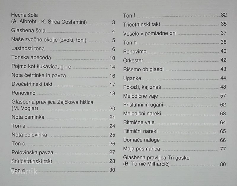 MALI GLASBENIKI 1, več avtorjev