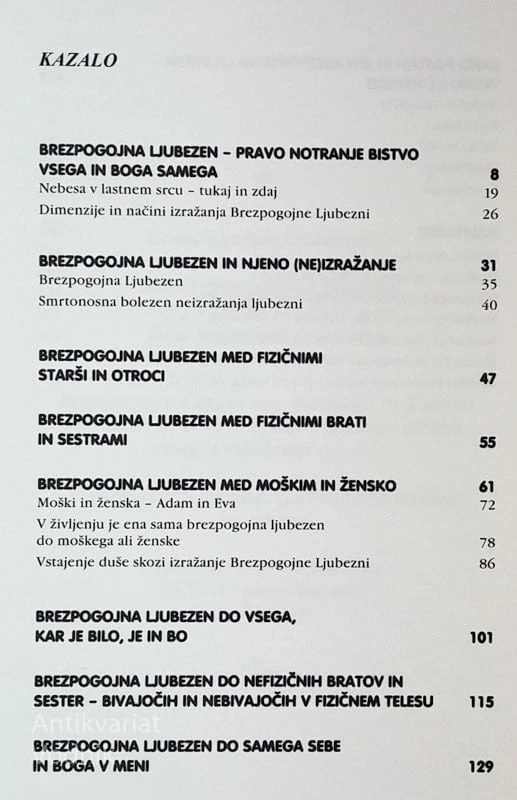 BREZPOGOJNA LJUBEZEN, Anita Škof