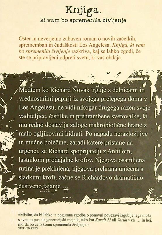 KNJIGA, KI VAM BO SPREMENILA ŽIVLJENJE, A. M. Homes