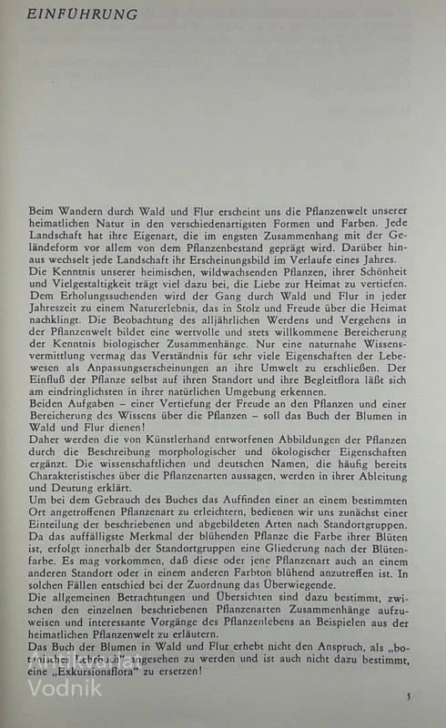 BLUMEN IN WALD UND FLUR, Eckart Mießner