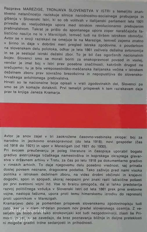 MAREZIGE Janez Kramar