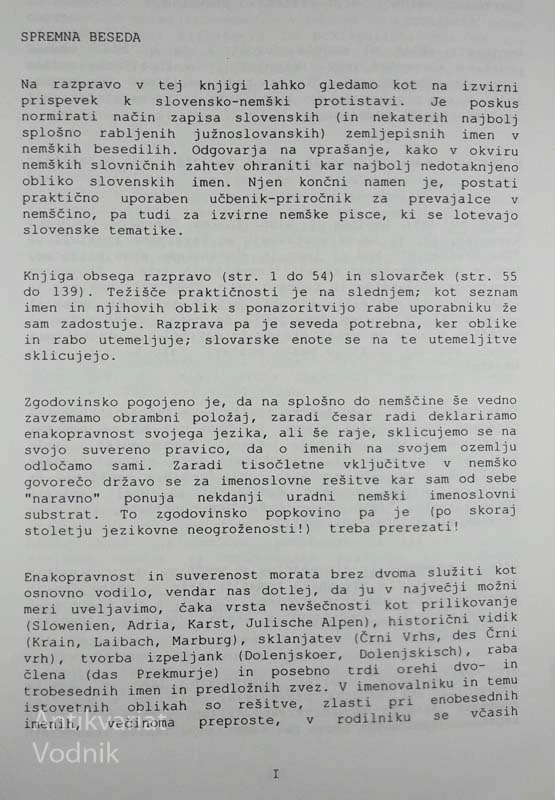 SLOVENSKI TOPONIMI V NEMŠKIH BESEDILIH