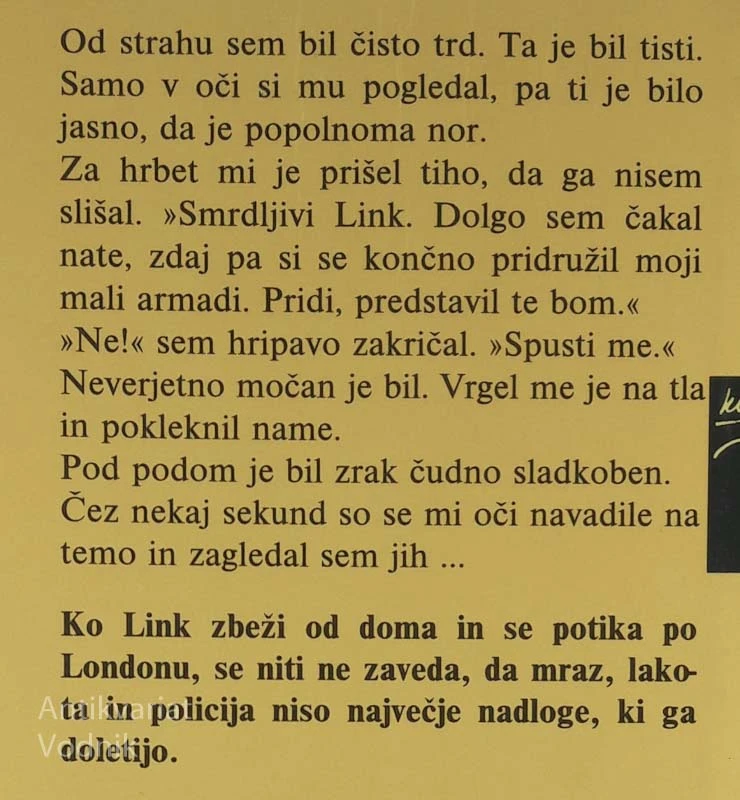 NA HLADNEM, Robert Swindells