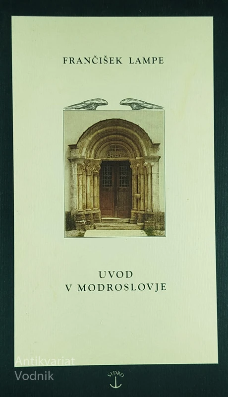 UVOD V MODROSLOVJE, Frančišek Lampe