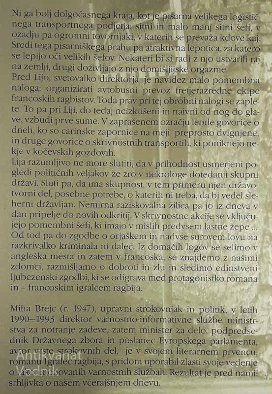 IGRALEC RAGBIJA, Mihael Brejc