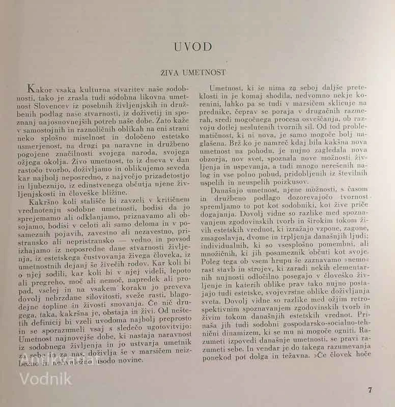 SODOBNA SLOVENSKA LIKOVNA UMETNOST