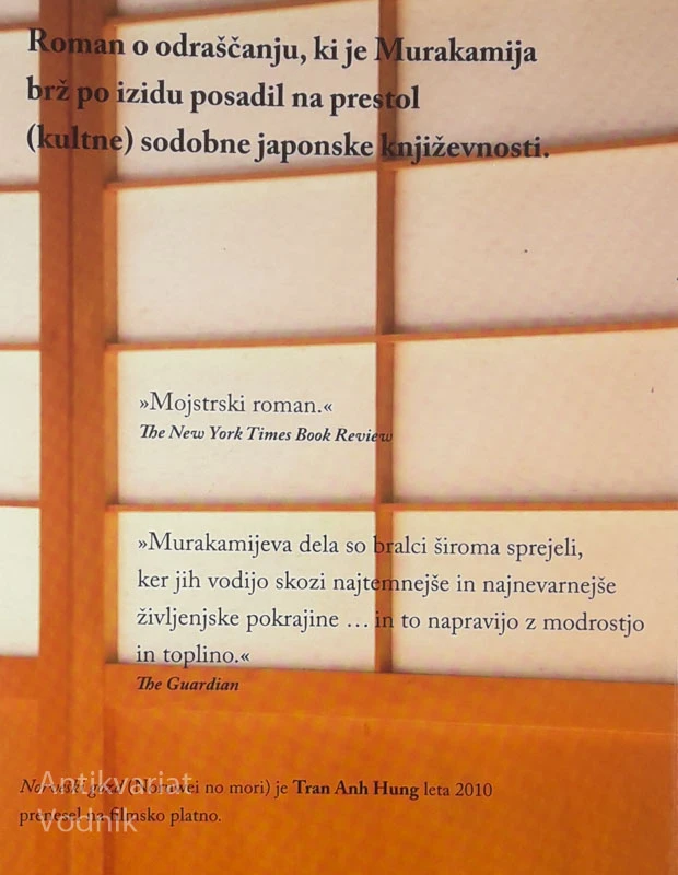 NORVEŠKI GOZD, Haruki Murakami