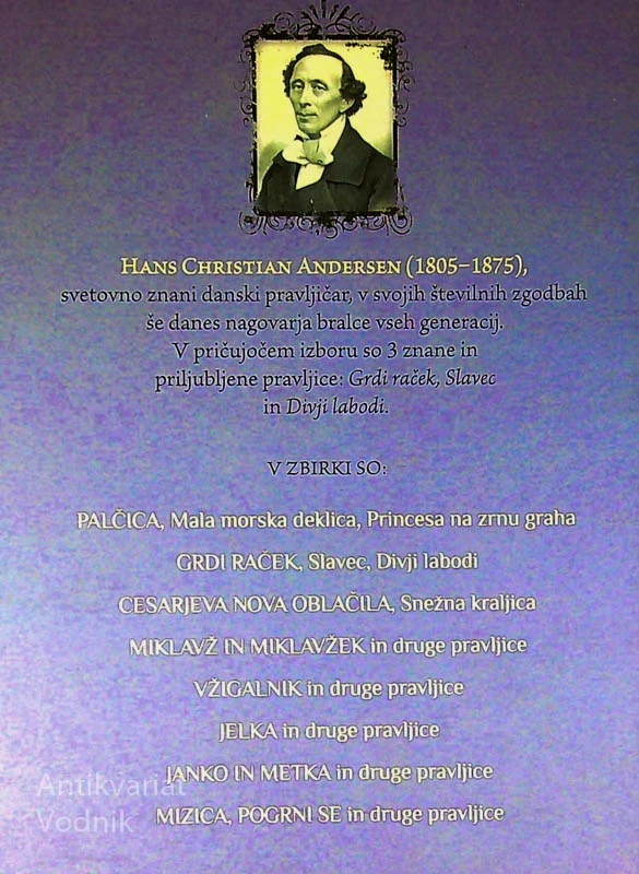 GRDI RAČEK, SALVEC, DIVJI LABODI, Hans Christian Andersen (ilustrirala Marija Lucija Stupica)