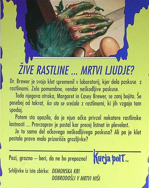 KURJA POLT; VZDIHI IZ KLETI, R. L. Stine