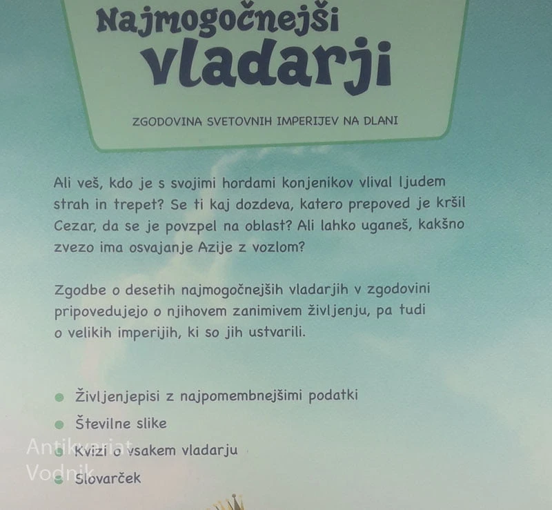 NAJMOGOČNEJŠI VLADARJI; ZGODOVINA SVETOVNIH IMPERIJEV NA DLANI