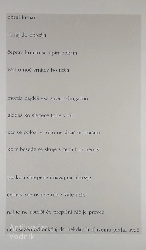 PISMO V STEKLENICI, Veno Taufer