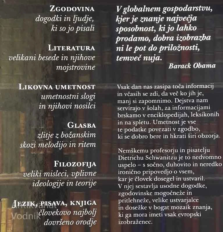 VSE, KAR MORAMO VEDETI, Dietrich Schwanitz