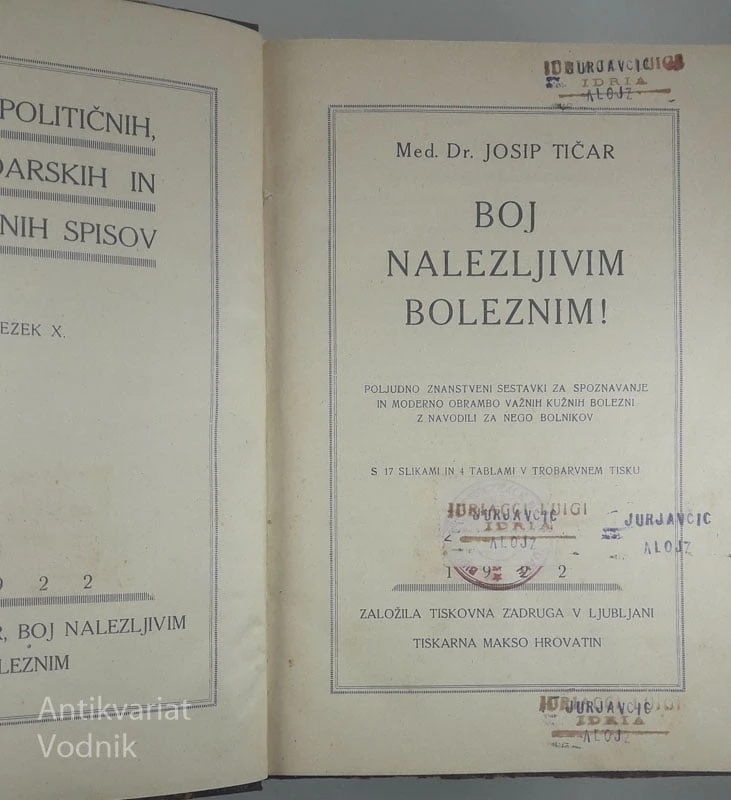 BOJ NALEZLJIVIM BOLEZNIM!, med. dr. Josip Tičar