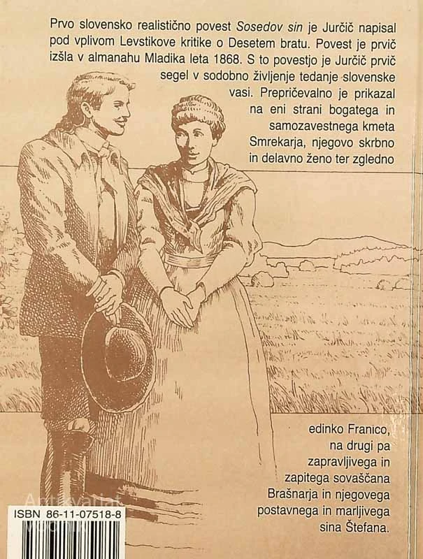 SOSEDOV SIN, Josip Jurčič