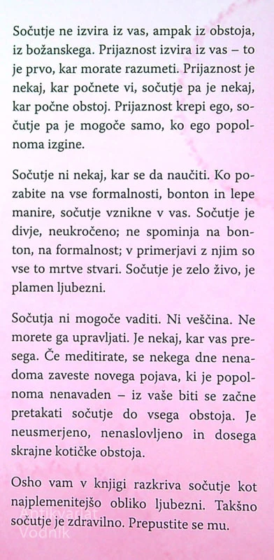 SOČUTJE, Osho