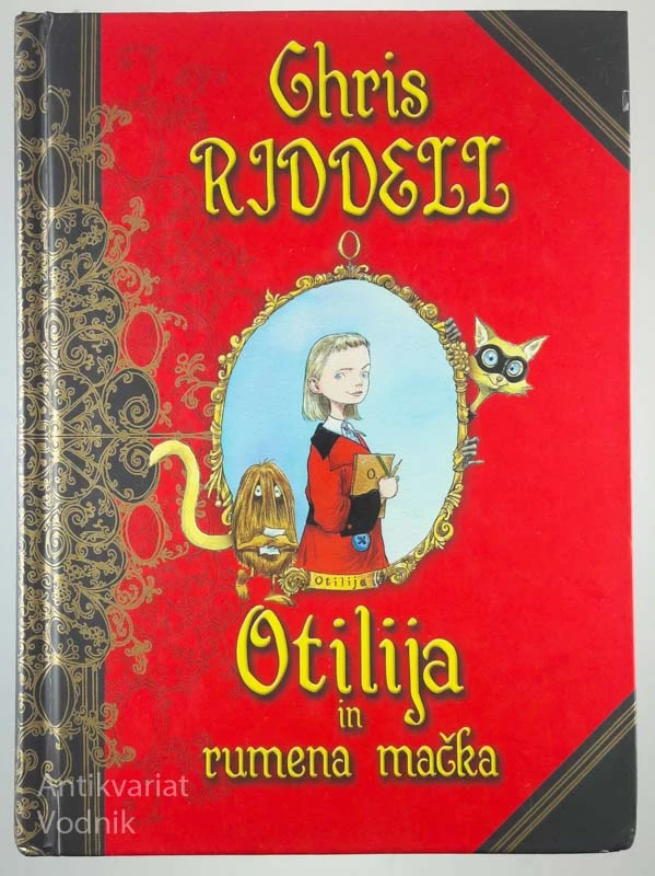 OTILIJA IN RUMENA MAČKA, Chris Riddell