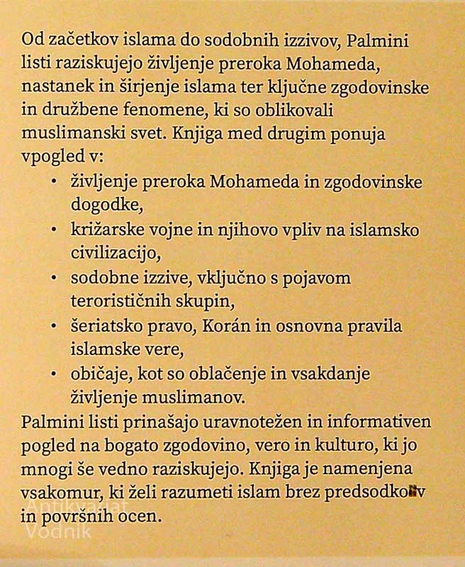 PALMINI LISTI; PRIČEVANJA O (NE)POGOJENI NARAVI ISLAMA, Saša Bešter