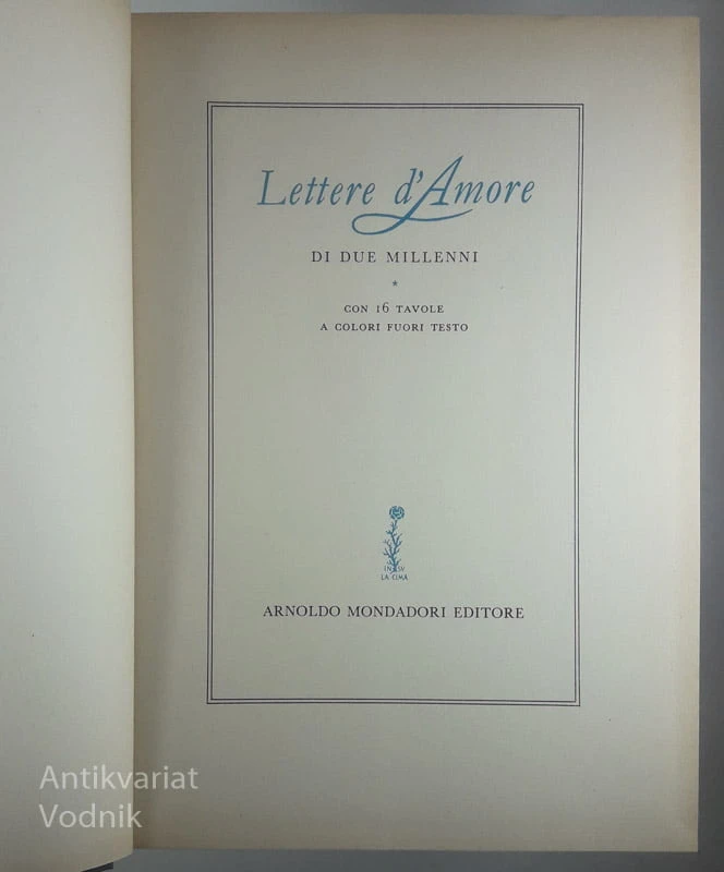 LETTERE D’AMORE, več avtorjev