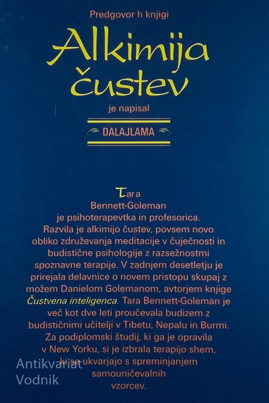ALKIMIJA ČUSTEV; KAKO UM OZDRAVI SRCE, Tara Bennett-Goleman