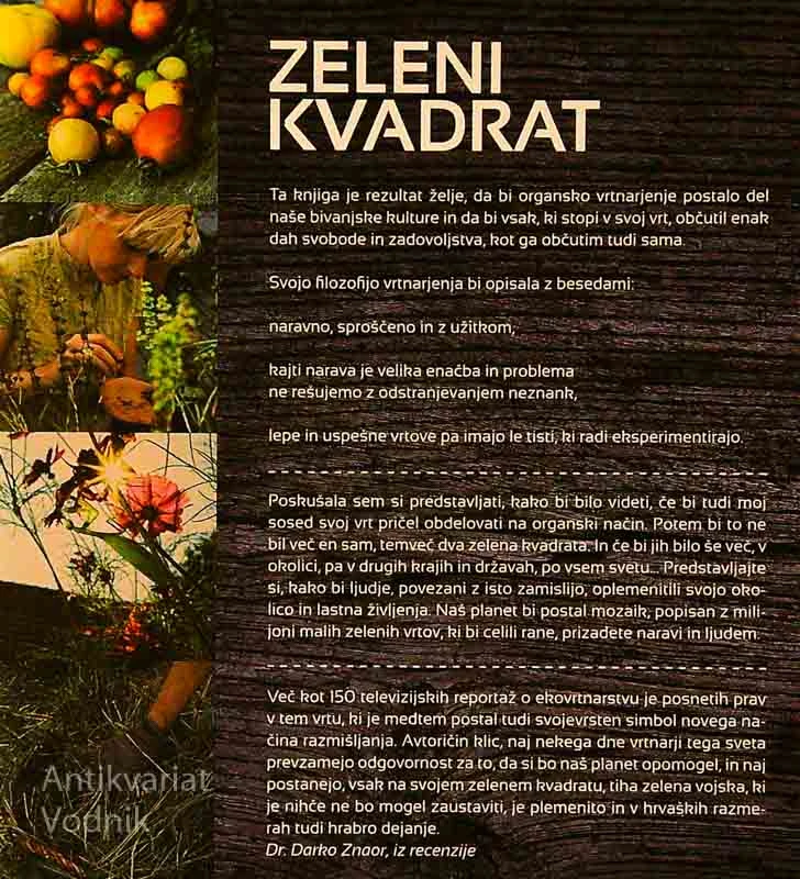 ZELENI KVADRAT; ZDRAVJE IZ ORGANSKEGA VRTA, Kornelija Benykovsky Šoštarić