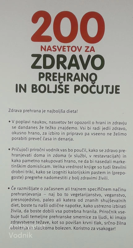 200 NASVETOV ZA ZDRAVO PREHRANO IN BOLJŠE POČUTJE, Dr. Judith Rodriguez