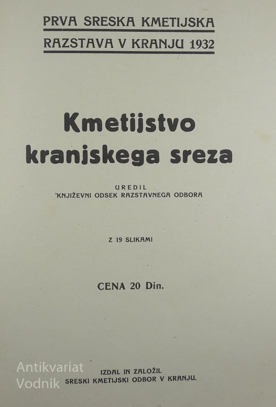 KMETIJSTVO KRANJSKEGA SREZA