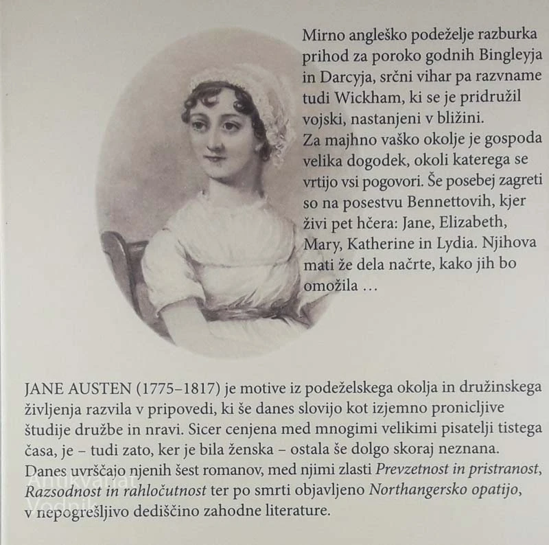 PREVZETNOST IN PRISTRANOST, Jane Austen
