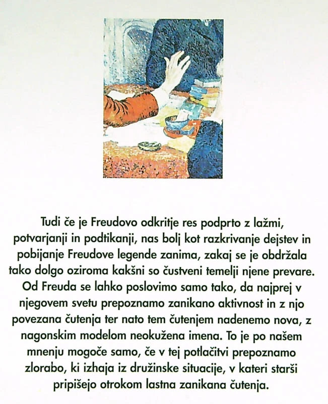 SLOVO OD FREUDA, Tomaž Erzar