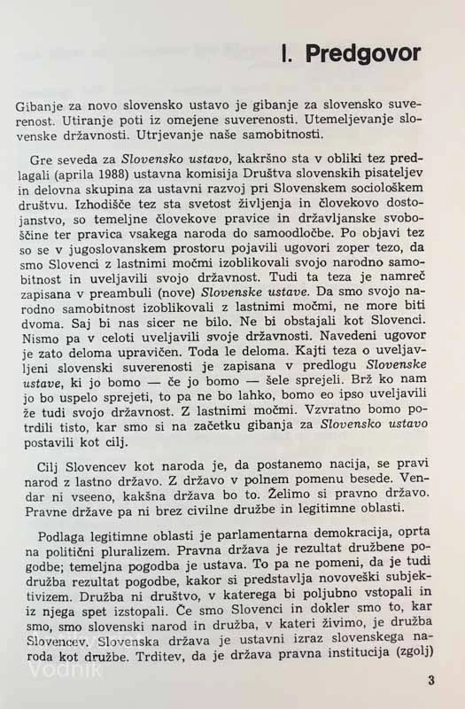Tine Hribar, SLOVENSKA DRŽAVNOST