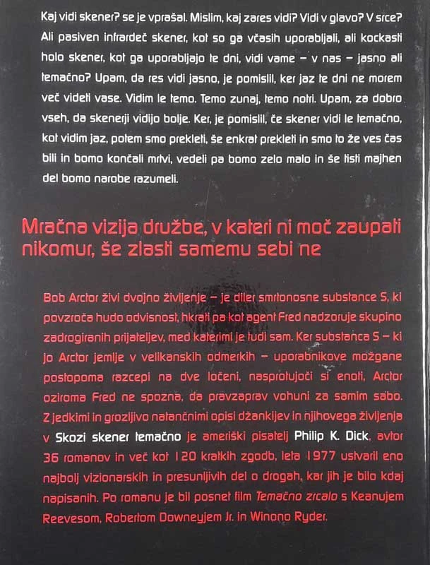 SKOZI SKENER TEMAČNO, Philip K. Dick