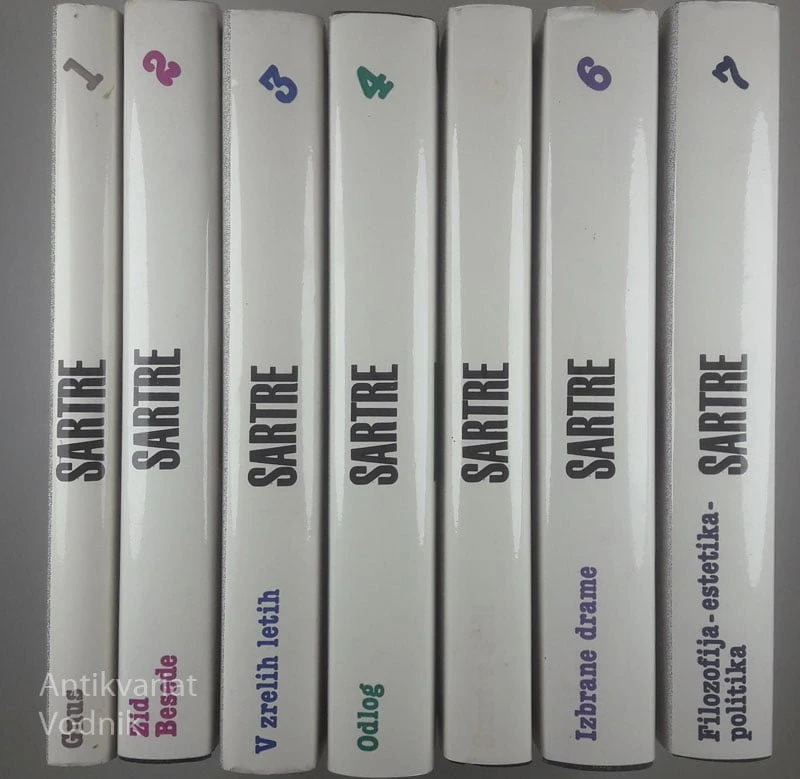 JEAN PAUL SARTRE; KOMPLET KNJIG (1-7)