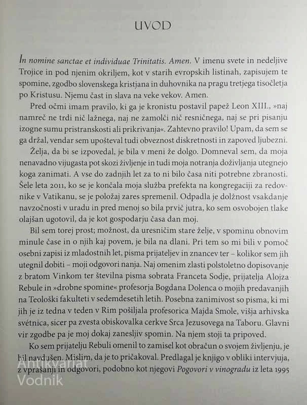 VSE JE DAR, Franc Kardinal Rode