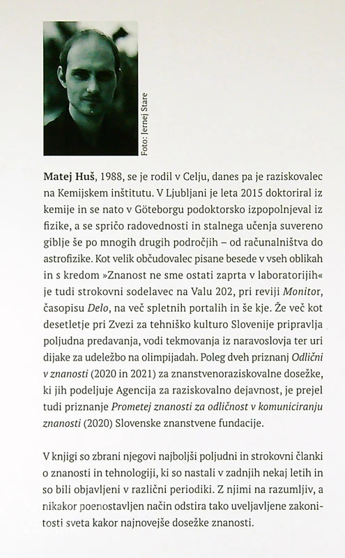 OD KVARKOV DO GALAKSIJ IN SKORAJ VSE VMES, Matej Huš