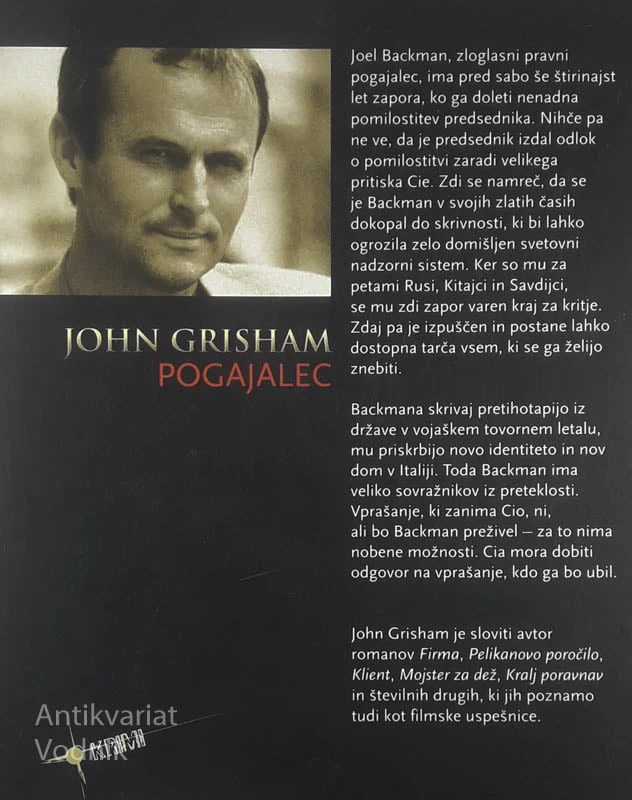 POGAJALEC, John Grisham