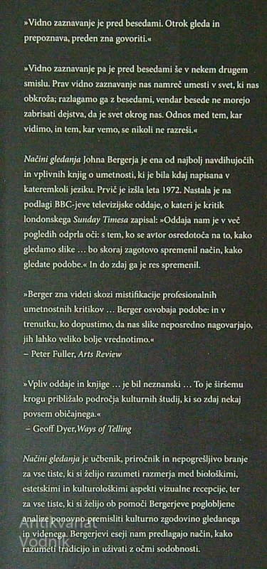 NAČINI GLEDANJA, John Berger