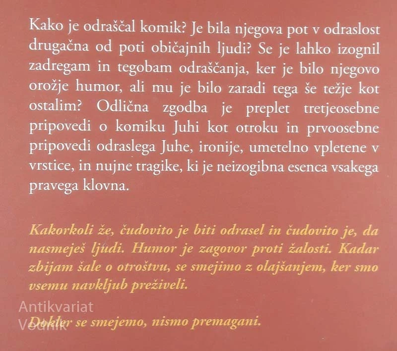 KAKO JE ODRAŠČAL KOMIK, Jonas Gardell